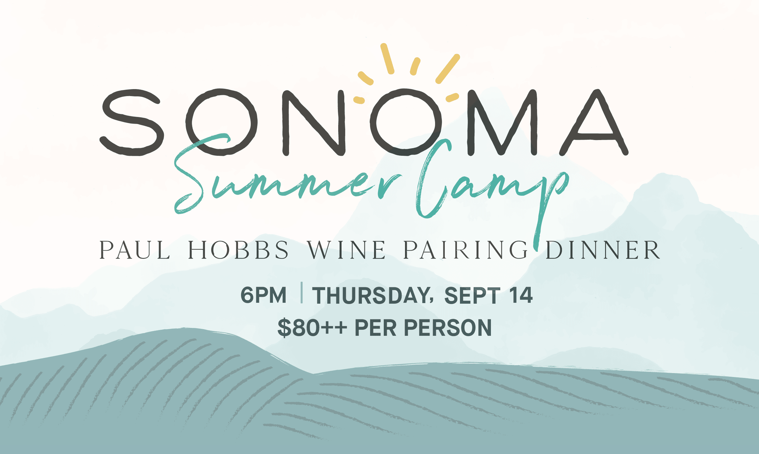 Sonoma Pairing Dinner